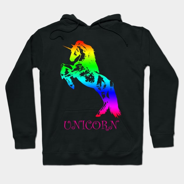 Rainbow Unicorn Hoodie by Sneek661